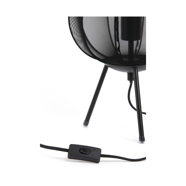 Lampada da tavolo nera (altezza 45 cm) Plumeria - Light & Living-image-4