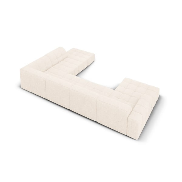 Divano angolare crema (angolo destro a forma di U) Chicago - Cosmopolitan Design-image-4