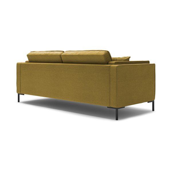Divano giallo , 160 cm Attilio - Milo Casa-image-2