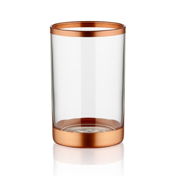 Set di 6 bicchieri Bronzo, 100 ml Glam - Mia