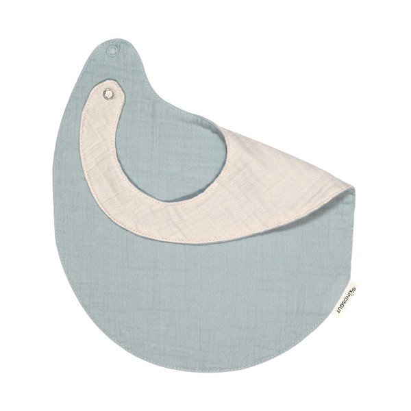 Bavaglino in mussola grigio Oslo - Kindsgut-image-3