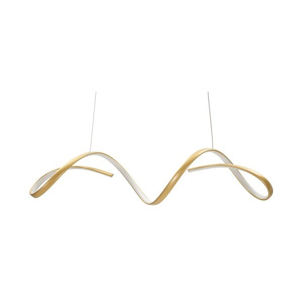 Lampadario LED dorato in metallo Uter – Mauro Ferretti-image-3