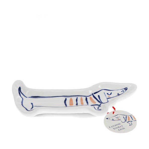 Stand portagioielli in ceramica Sausage dog – Rex London-image-2