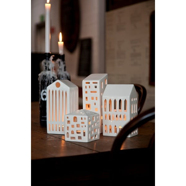 Candeliere in ceramica bianca Urbania Lighthouse Pantheon - Kähler Design-image-1