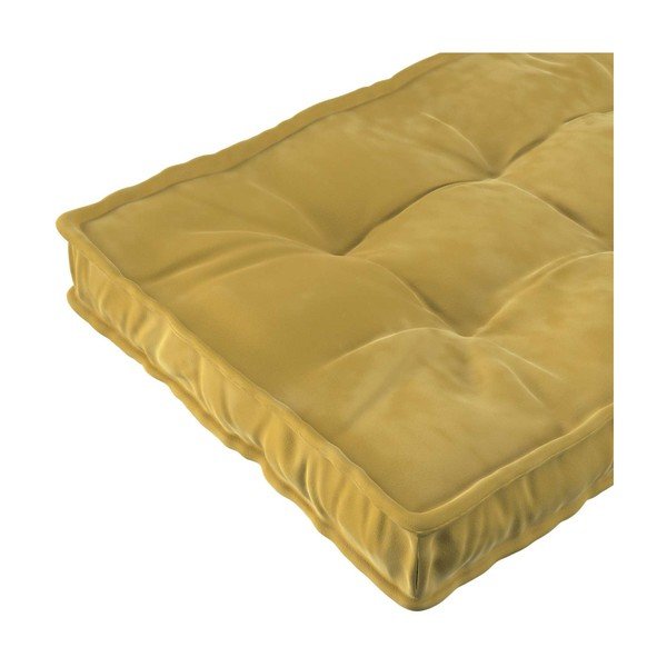 Materasso per bambini verde oliva 60x120 cm Posh Velvet - Yellow Tipi-image-1