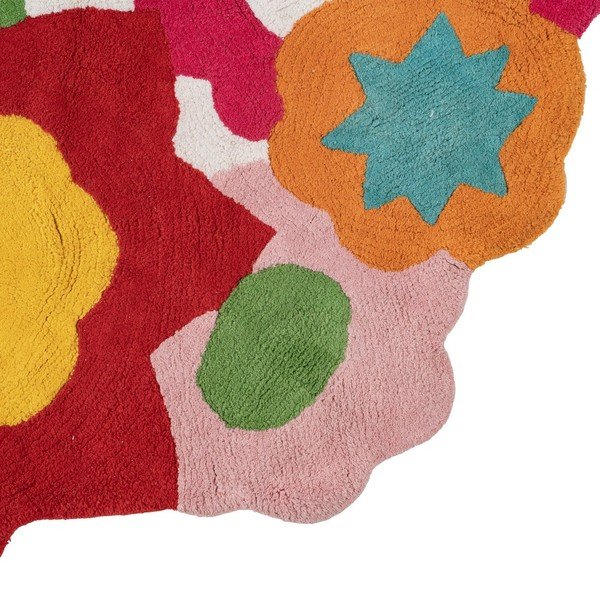 Tappeto in cotone per bambini ø 150 cm Flowers - Ixia-image-4