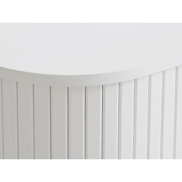 Armadietto bianco con ante scorrevoli 100x118x40 cm Nola – Unique Furniture-image-4