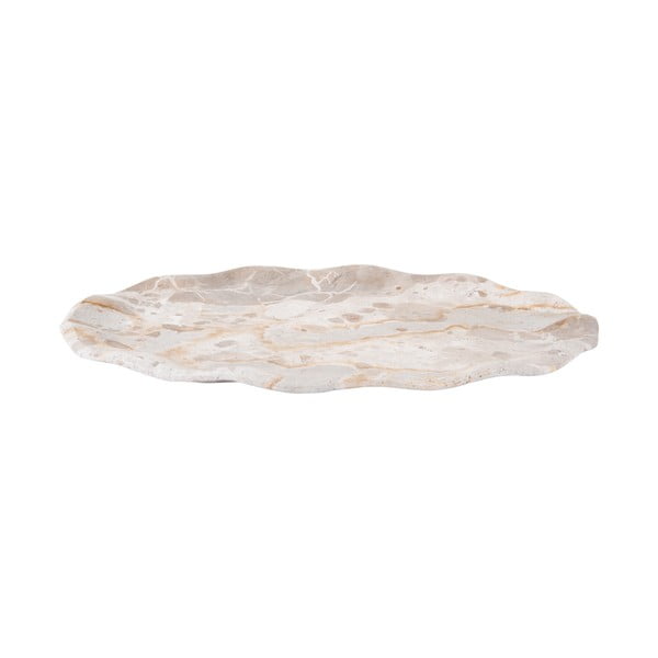 Vassoio decorativo in marmo 25x40 cm Waved - PT LIVING