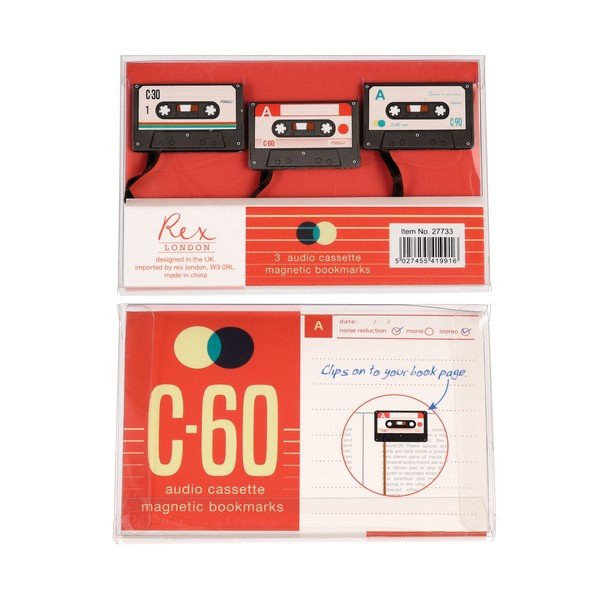 Segnalibri in set da 3 Cassette - Rex London-image-3