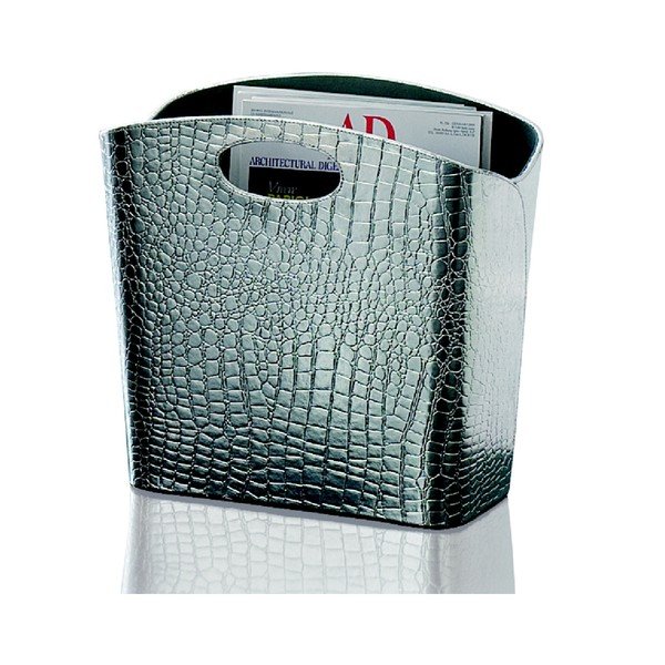 Stojan na časopisy Croco Argent, 35 cm