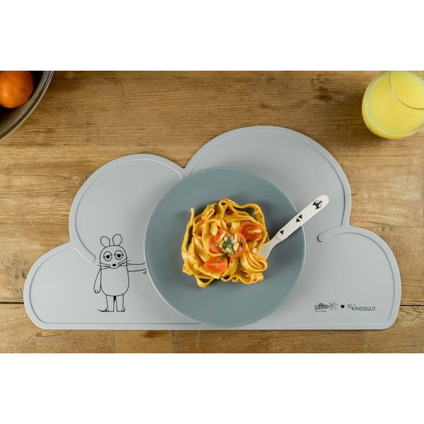 Tovaglietta in silicone blu Mouse, 49 x 27 cm - Kindsgut-image-3