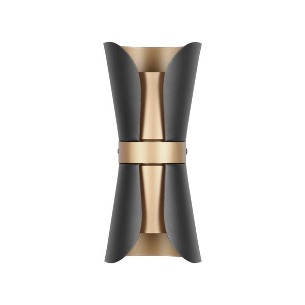 Lampada da parete in colore nero-bronzo Coat - Trio