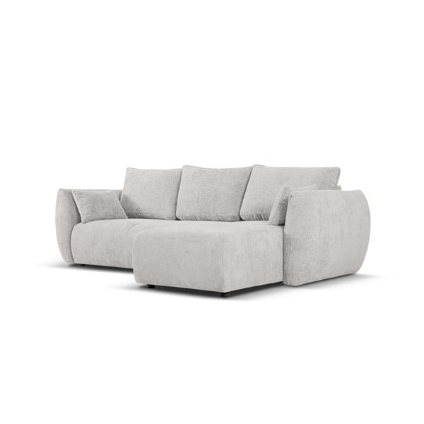 Divano angolare grigio chiaro (angolo destro) Matera - Cosmopolitan Design-image-3