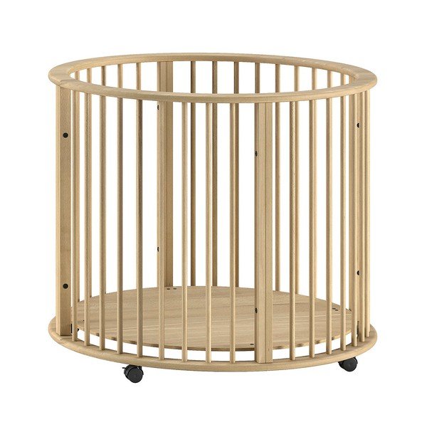 Lettino di colore naturale in faggio massiccio 90x90 cm Dino – Vipack