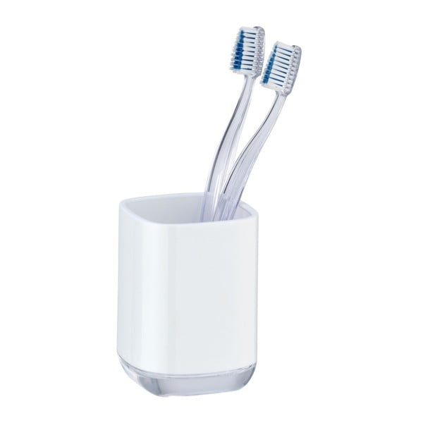 Tazza bianca per spazzolini da denti Masone - Wenko