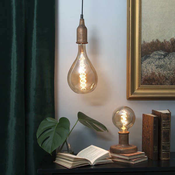 Lampada a sospensione marrone scuro Jojo - Star Trading-image-2