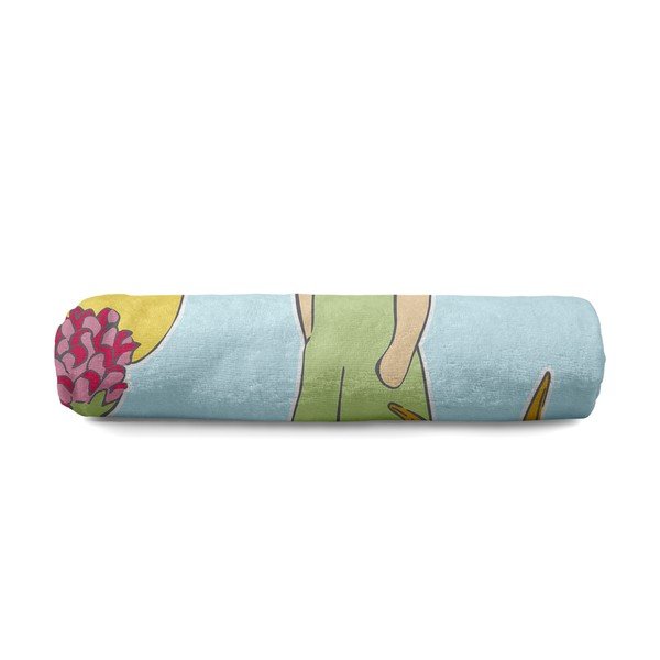 Asciugamano azzurro per bambini 70x150 cm Ses amis - Mr. Fox-image-4