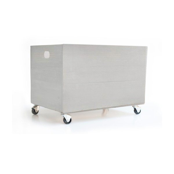 Ruote per cassette di legno rustiche grigie - Really Nice Things