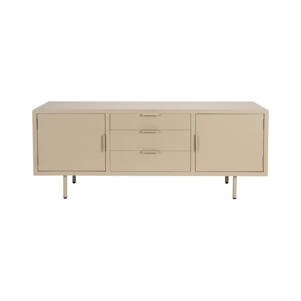 Cassettiera beige 140x55x40 cm Kos – White Label