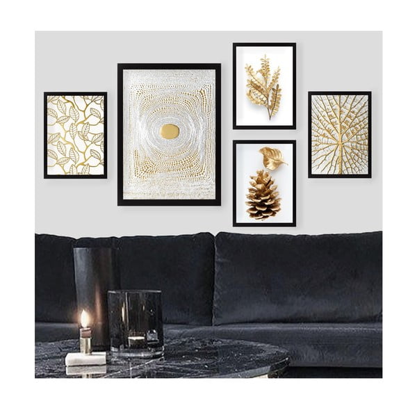 Set di dipinti 5 pz 34x44 cm – Wallity-image-1