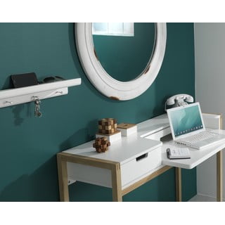 Appendiabiti da parete in legno di abete bianco con ripiano Trays - Tomasucci