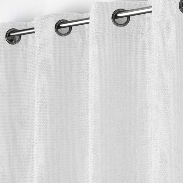 Tenda bianca in ciniglia 140x260 cm Leo – douceur d'intérieur-image-2