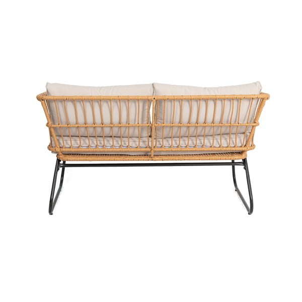 Seduta da giardino in rattan artificiale Vistdal - Bonami Essentials-image-3