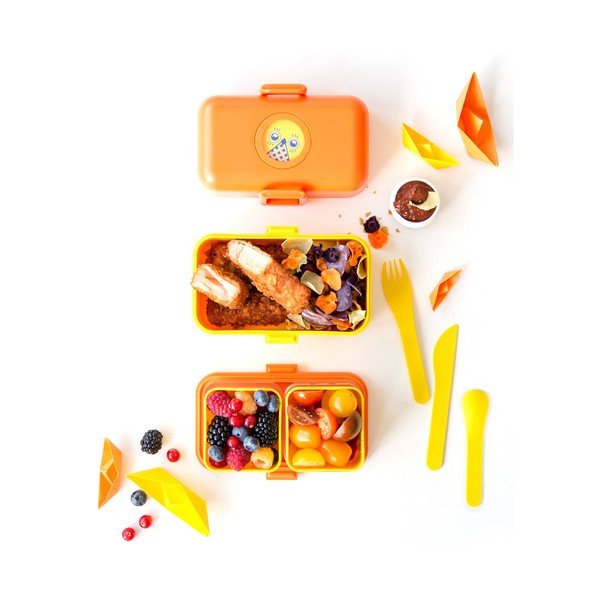 Žlutý plastový příbor Monbento-image-3