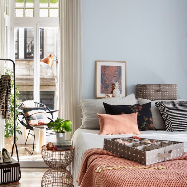 Organizzatore per cassetti beige con 16 scomparti Dots Rivoli - Compactor-image-2