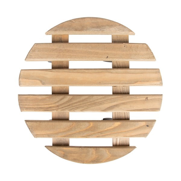 Supporto rotante per vaso in legno ø 29 cm (altezza totale 8 cm) Indoor & Outdoor – Esschert Design-image-3