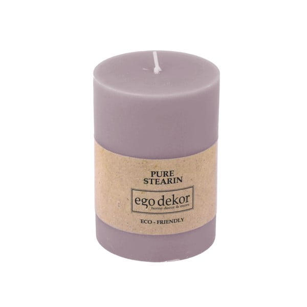 Candela Friendly viola, tempo di combustione 37 h Eco - Eco candles by Ego dekor