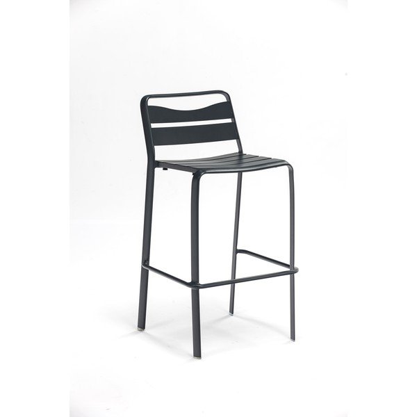 Set di 2 sedie da giardino in metallo grigio Spring - Ezeis