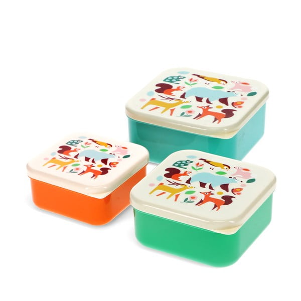 Scatola per bambini 3 pezzi Woodland - Rex London-image-2