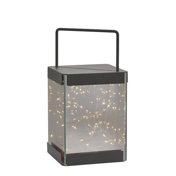 Lucerna s LED světýlky Villa Collection Quadro, 30 cm