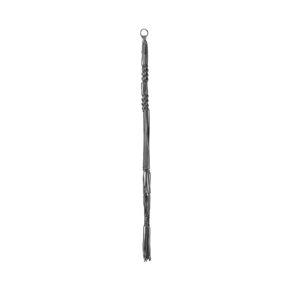 Sistema di vasi sospesi grigio, lunghezza 90 cm Makramee - Big pots