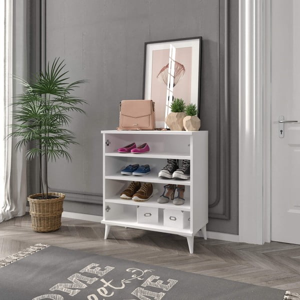 Scarpiera bianca Latte - Kalune Design-image-1