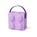 Scatola portaoggetti viola con maniglia - LEGO®