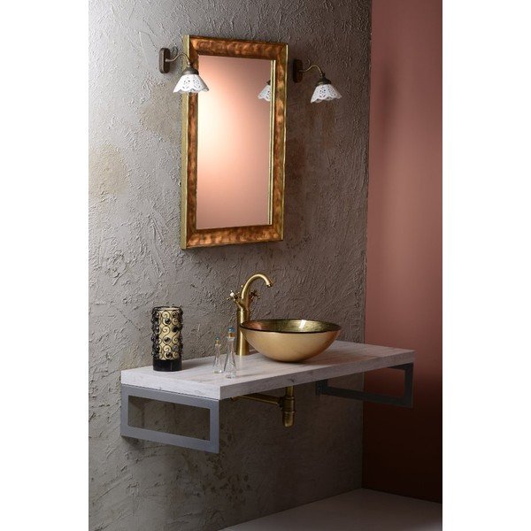 Rubinetto per lavandino color bronzo verticale Antea – Sapho-image-3