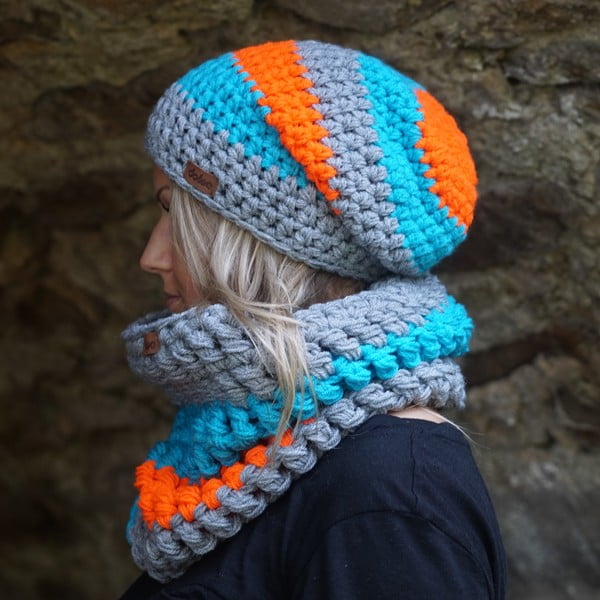 Cappello lavorato a mano all'uncinetto Jason - DOKE-image-2