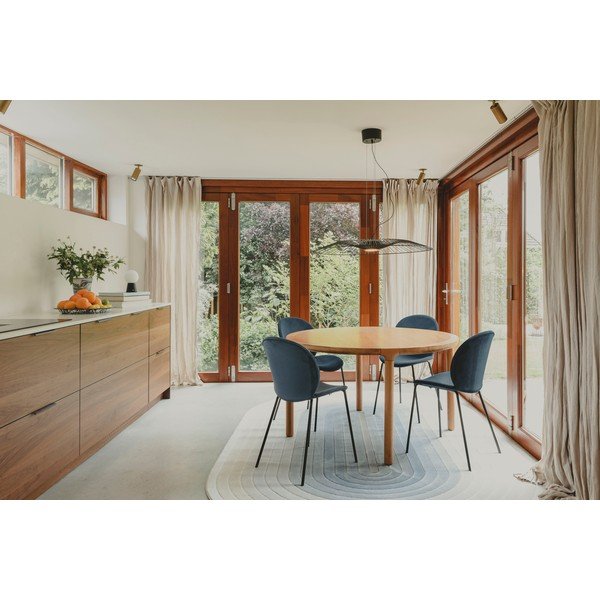 Tavolo da pranzo rotondo con effetto rovere ø 128 cm Storm – Zuiver-image-1