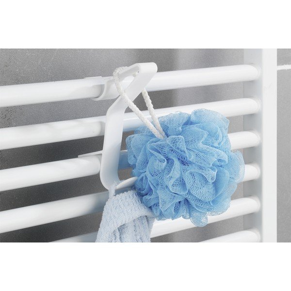 Ganci per appendere in plastica bianca in set da 3 - Maximex-image-1