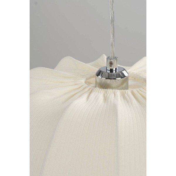 Lampadario color crema in tessuto ø 42 cm Pion – Jotex-image-4