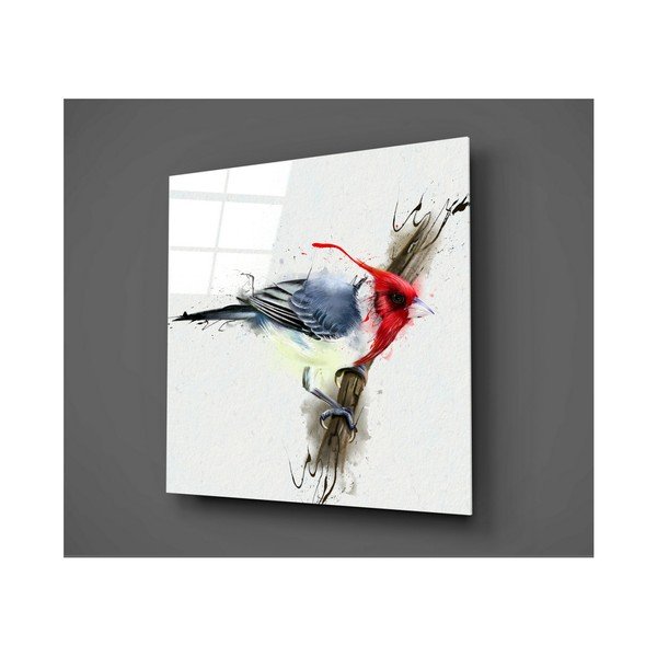 Pittura su vetro Minkie, 30 x 30 cm - Insigne