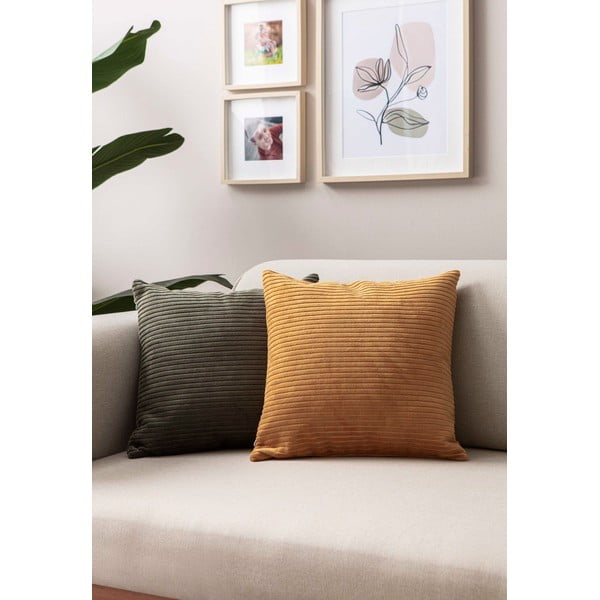 Federe decorative in set in velluto a coste 2 pz 43x43 cm – Mioli Decor-image-1