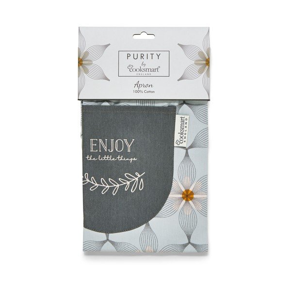 Grembiule in cotone blu Purity - Cooksmart ®-image-2
