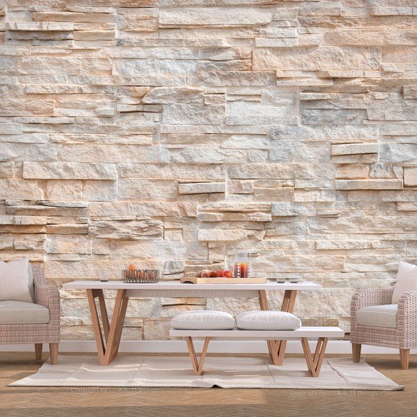 Carta da parati di grande formato, 200 x 140 cm Stony Gracefulness - Artgeist-image-1