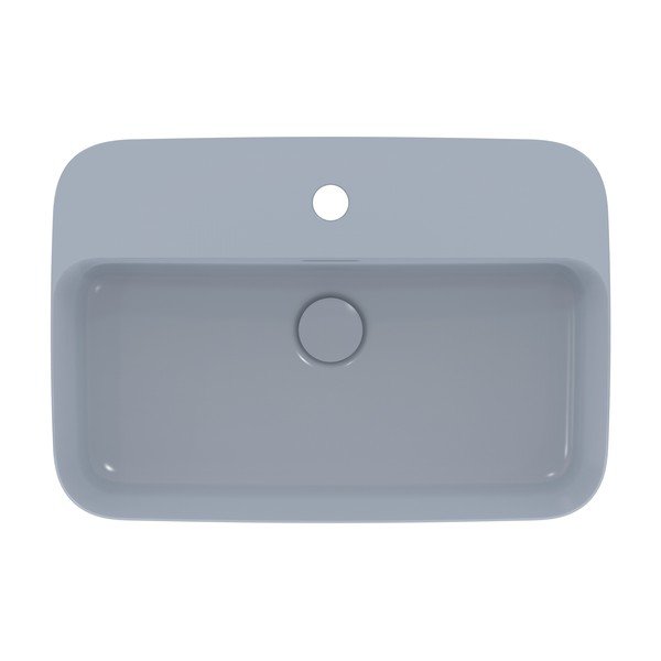 Lavabo in ceramica azzurra 55x38 cm Ipalyss - Ideal Standard-image-2