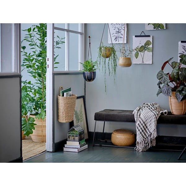 Coperta in viscosa 130x160 cm Fryd - Bloomingville-image-1