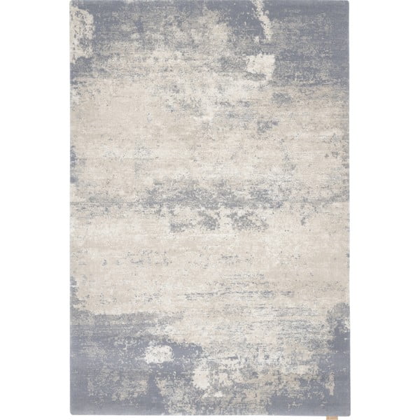 Tappeto in lana grigio crema 200x300 cm Bran - Agnella