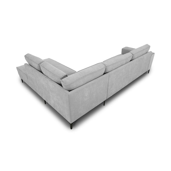 Divano angolare grigio (con penisola a destra/a L) Copenhagen – Scandic-image-4